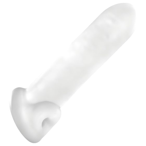Fat Boy Original Ultra Fat - návlek na penis (19 cm) - bílý