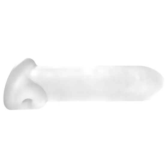 Perfect Fit - Fat Boy Original Ultra Fat - návlek na penis (19 cm, bílý)