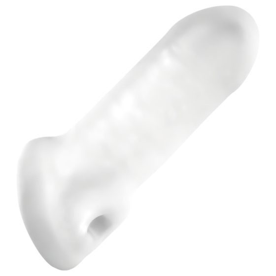 Fat Boy Original Ultra Fat - návlek na penis (15 cm) - bílý
