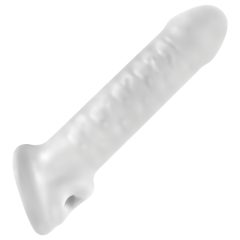 Fat Boy Thin - penisový návlek (17 cm) - bílý