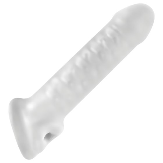 Fat Boy Thin - penisový návlek (17 cm) - bílý