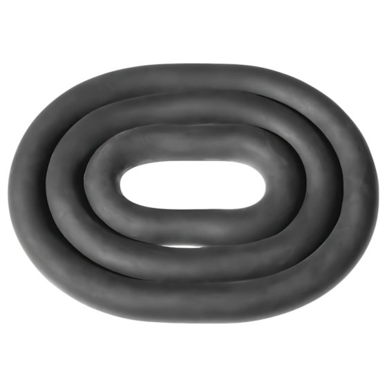 Perfect Fit Ultra Wrap - Sada silných kroužků na penis - černá (3 ks)