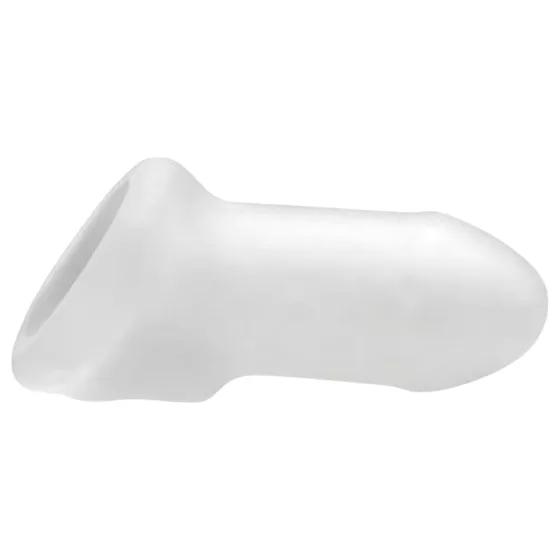 Perfect Fit - Fat Boy Thin - návlek na penis (10 cm, bílý)