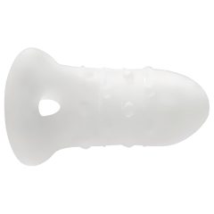 Fat Boy Thin - návlek na penis (10 cm) - bílý