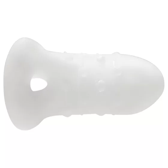 Perfect Fit - Fat Boy Thin - návlek na penis (10 cm, bílý)