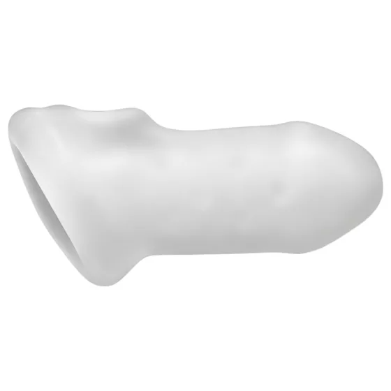 Perfect Fit - Fat Boy Thin - návlek na penis (10 cm, bílý)