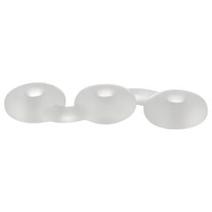 Perfect Fit Triple - trio kroužků na penis (bílá)