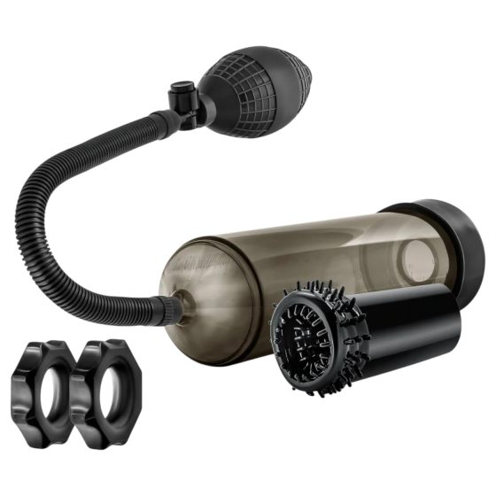 Quickie Kit - vakuová pumpa na penis - silná varianta - sada 4 kusů