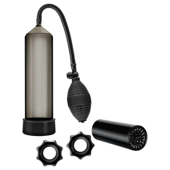 Quickie Kit - vakuová pumpa na penis - silná varianta - sada 4 kusů