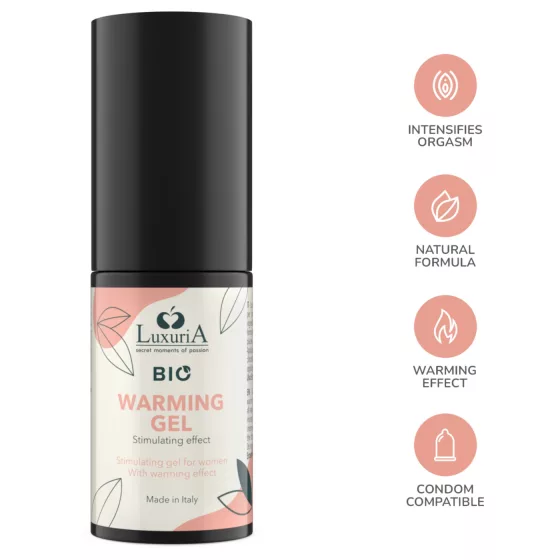 Intimateline Luxuria BIO - hřejivý stimulační gel pro ženy (30 ml)