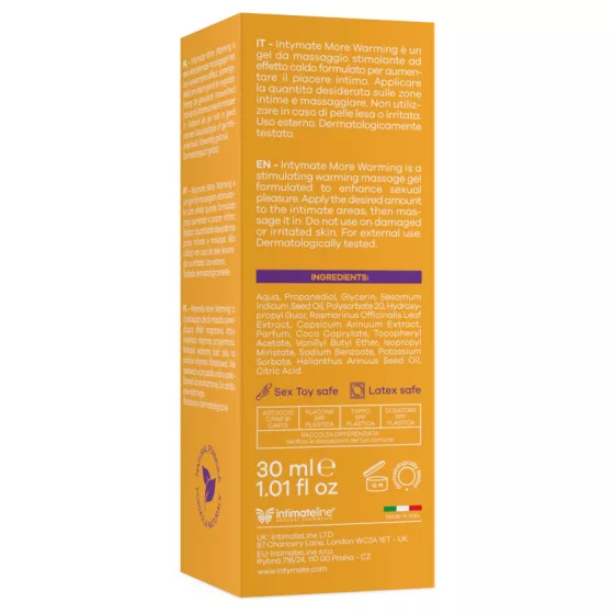 Intimateline Intymate More - stimulační gel s hřejivým účinkem (30 ml)