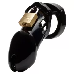   CB-6000 CB-X - pás cudnosti na penis s visacím zámkem - černý