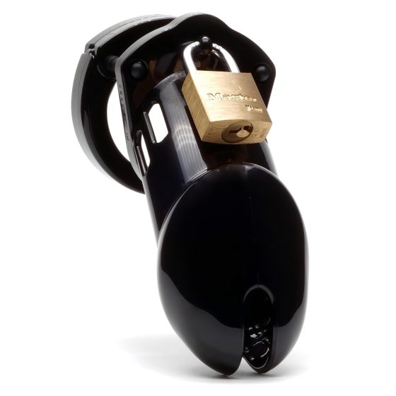 CB-6000 CB-X - Luxusní klec na penis se zámkem (černá)