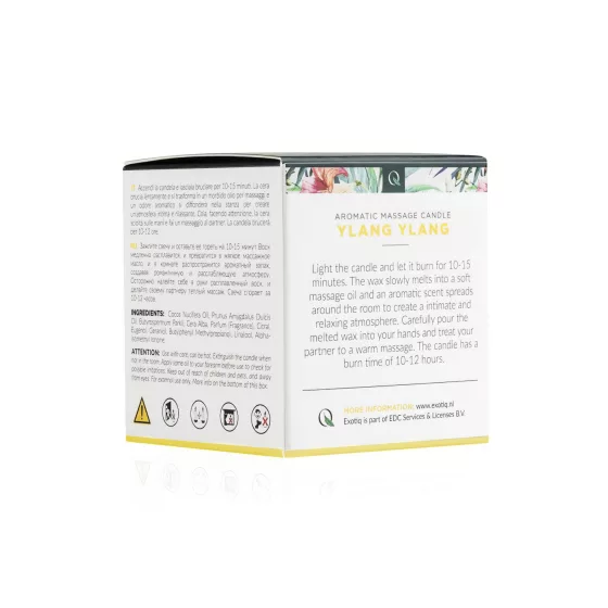 Exotiq - masážní svíčka s vůní ylang ylang - 60g