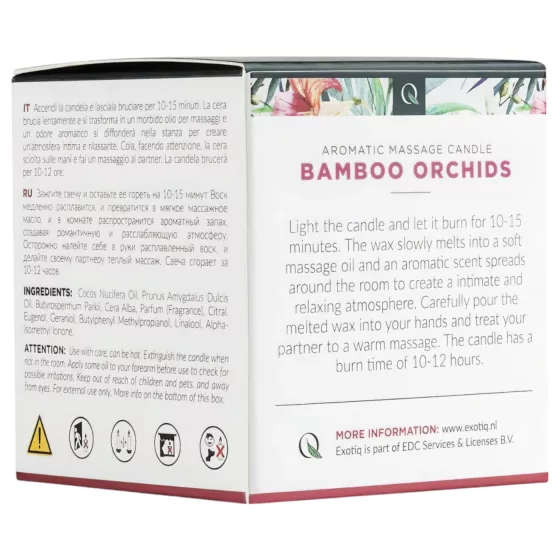 / Exotiq Bamboo Orchids - masážní svíčka (60 g)