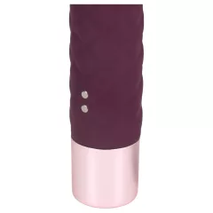 Loveline - mini vibrátor s králíčkem (červený)