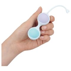   Loveline - vibrační sada venušiných kuliček - variabilní - modrá