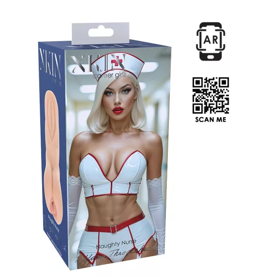 XKIN Tiffany Throatcheck - realistická umělá vagína masturbátor (přírodní)