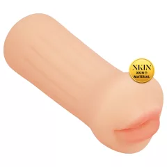   XKIN - realistický umělý ústní masturbátor - S (přírodní)
