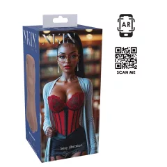   XKIN Librarian Paige - realistická umělá vagína masturbátor (přírodní)