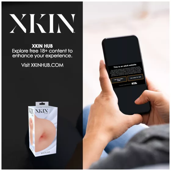 XKIN - realistický umělý zadek masturbátor - M (přírodní)