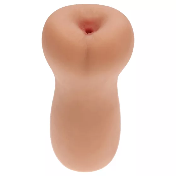 XKIN - realistická umělá prdelka masturbátor - M (tmavá přírodní)