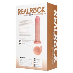 REALROCK - přísavkový vibrátor - přírodní (20,5 cm)