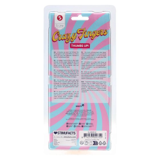 S-Line - palec dildo (přírodní)