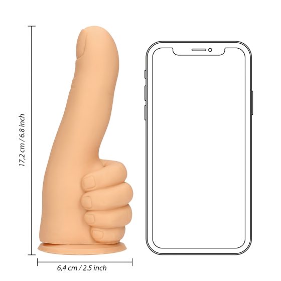 S-Line - palec dildo (přírodní)