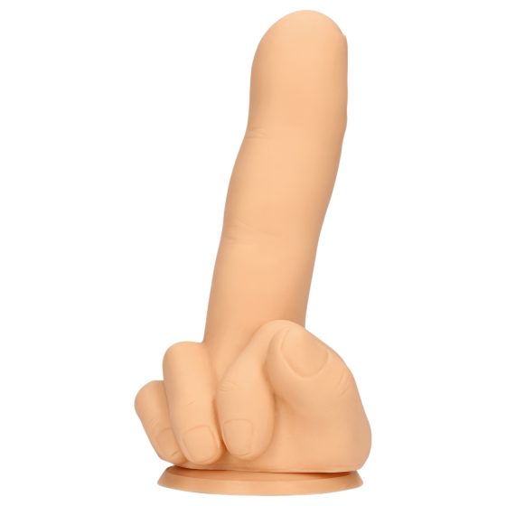S-Line - dildo na střední prst (přirozená barva)