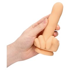 S-Line - dildo na střední prst (přirozená barva)