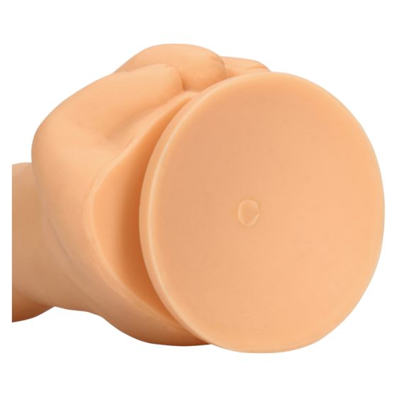 S-Line - dildo na střední prst (přirozená barva)
