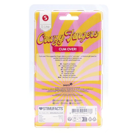 S-Line - dvouprstý dildo (přírodní)