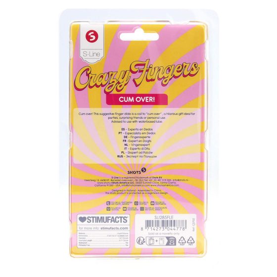 S-Line - dvouprstý dildo (přírodní)
