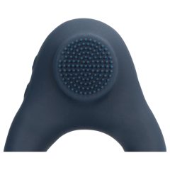   Loveline - vibrační erekční kroužek s klitorální stimulací (šedý)