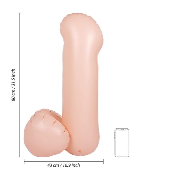 Blow Me Up - nafukovací penis balón - 80 cm