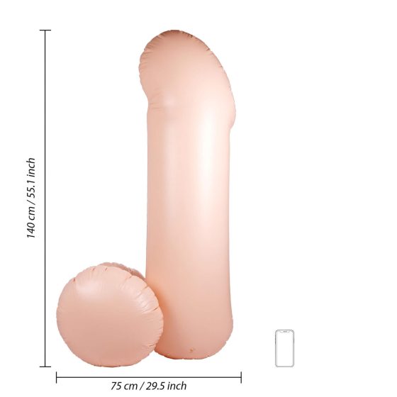Blow Me Up - Nafukovací pánský balón (140 cm)""