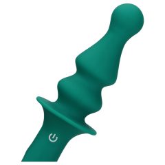   Loveline - akumulátorový anální vibrátor s perličkami (zelený)