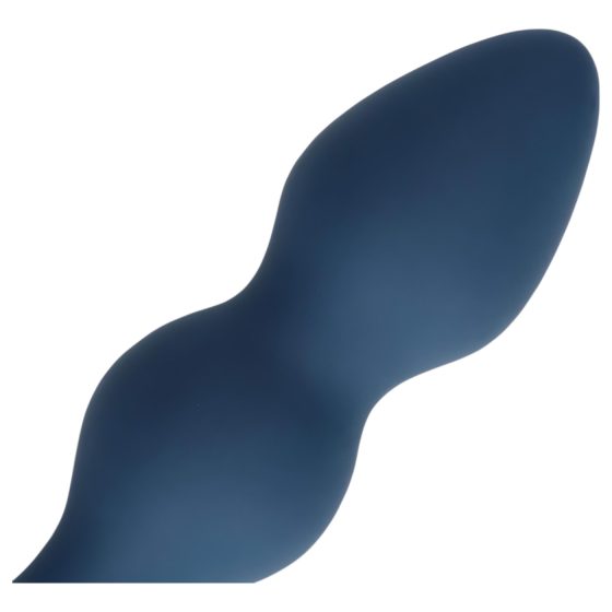 Loveline - kroužkový anální dildo - střední (modrá)