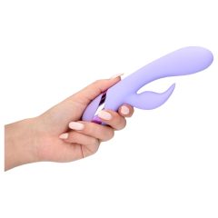   Loveline - fialový vibrační zajíček s akumulátorem a stimulátorem klitorisu