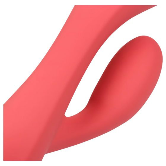 Loveline - vibrátor s ramenem na klitoris - voděodolný, akumulátorový, růžový