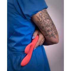   Loveline - vibrátor s ramenem na klitoris - voděodolný, akumulátorový, růžový