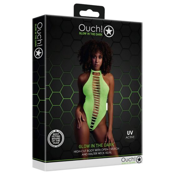 Ouch! - Svítící otevřené body (neonová zelená)