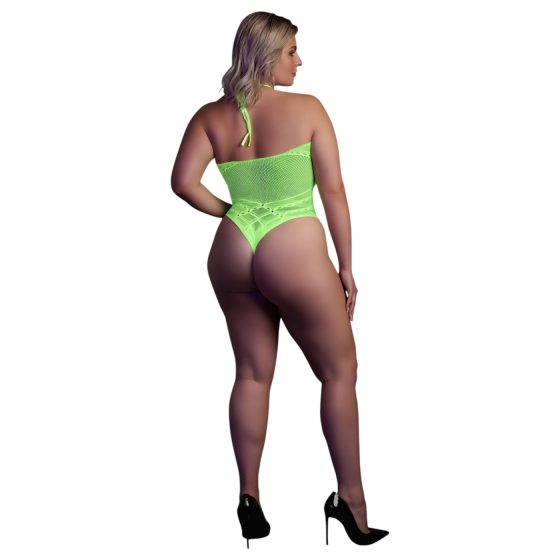 Ouch! - Svítící body s pásky (neonová zelená)