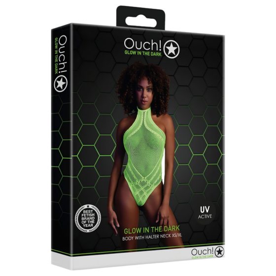 Ouch! - Svítící body s pásky (neonová zelená)