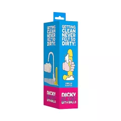 Dicky - mýdlo penis s varlaty - vanilka - 210g