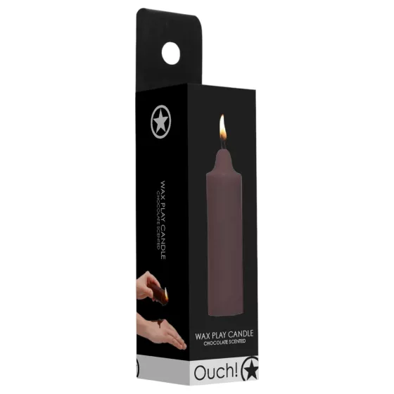 Ouch Chocolate - masážní tělová svíčka - parafínová - vůně čokolády - 100g
