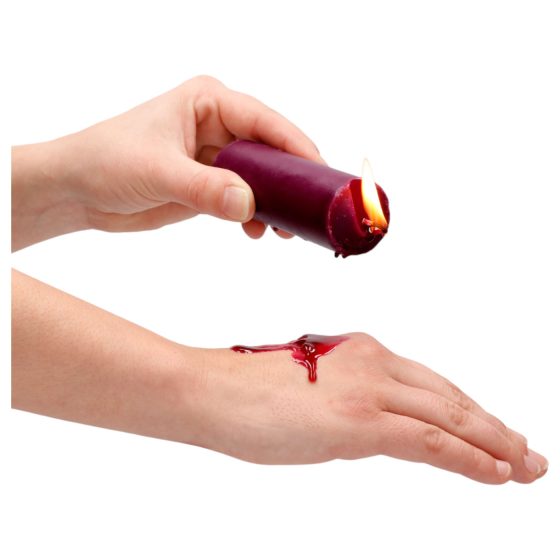 Ouch Rose - tělová svíčka s parafínem - vůně růže - 100 g