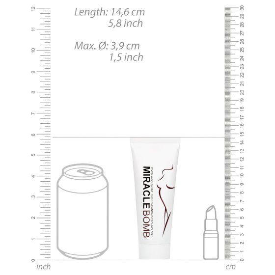 Pharmquests Miracle Bomb - krém na zvětšení a zpevnění prsou (100 ml)