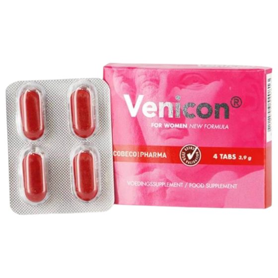 Venicon - kapsle pro zvýšení ženské touhy (4 ks)